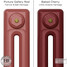 CI-RK-RED-004 - Rook 2 Column Victorian Cast Iron Radiator H660mm x W2302mm CI-RK-RED-004 - Rook 2 Column Victorian Cast Iron Radiator H660mm x W2302mm